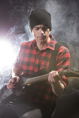 Obraz premium Man with guitar