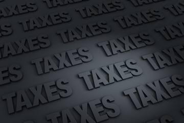 Obraz premium Taxes Background
