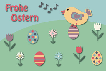 Ostergrußkarte