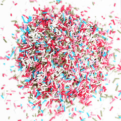 High resolution background of colorful candy sprinkles