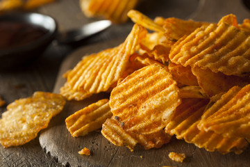 Hot Barbeque Potato Chips