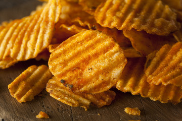 Hot Barbeque Potato Chips