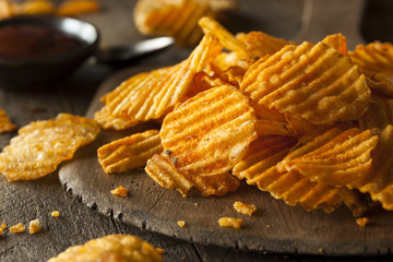 Hot Barbeque Potato Chips