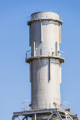 Chimney of an incinerator