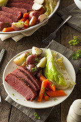 Homemade Corned Beef and Cabbage