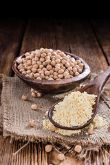 Portion of Chick Pea Flour