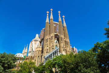 Naklejka premium Sagrada Familia in Barcelona