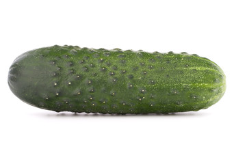 Cucumber vegetable  isolated on white background cutout