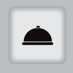 tray, icon, black, vector, illustration, flat