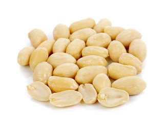 peanut on white background