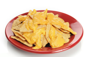 Tortilla chips with cheese