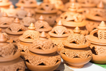 Local carving pottery