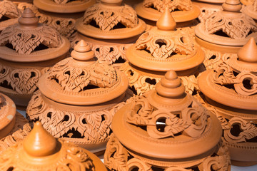 Local carving pottery