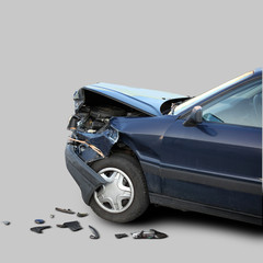 Auto nach einem Unfall