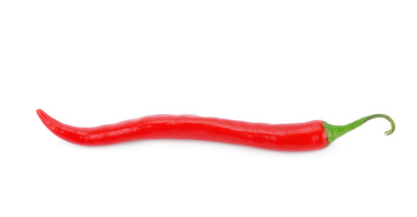 chili pepper isolated on a white background