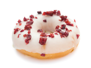 donut on a white background with clipping path