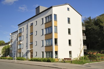 Obraz premium Modern apartment buildings
