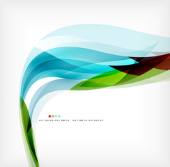 Business wave corporate background