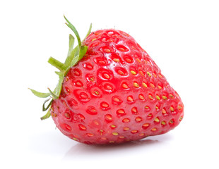 Strawberry on white background