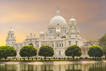 Victoria Memorial landmark in Calcutta (Kolkata) - India - 79378891