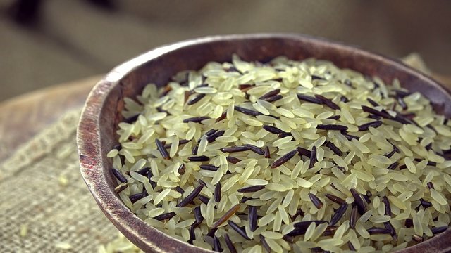 Raw mixed Rice (not loopable 4K UHD footage)