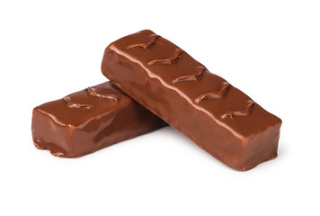 Closeup of chocolate bar