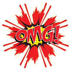 Oh My Good! wording comic speech bubble