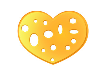 Käsescheibe Herz / Chees Heart