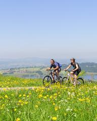 Obraz premium Traumtag für eine Radtour