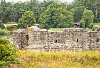 Fototapeta na wymiar Ahus fort ruin
