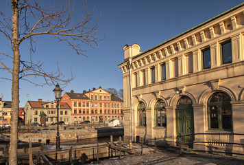 Fototapeta na wymiar Uppsala by the river