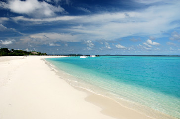 Fototapeta premium Kudafunafaru beach, Maldives