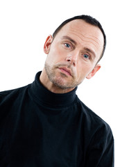 Obraz premium Man in Black