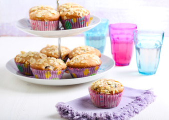 Low fat wholemeal muffins