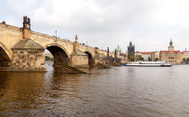 Fototapeta na wymiar Prague. Charles Bridge.