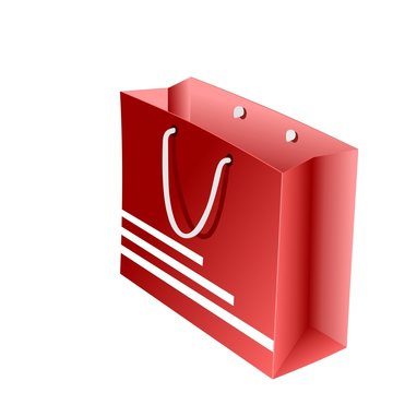 Realistic Illustration Of Red Packet For Shopping