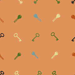 seamless background with keys