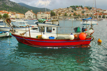 Red Fishing Boat