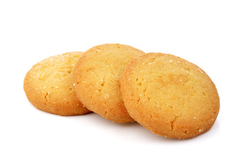 Cracker on white background