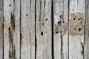 old wooden fence