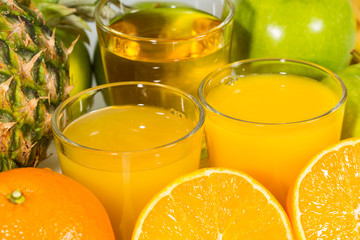 Natural and fresh juices
