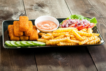 Fish stick & fish
