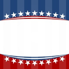 USA flag patriotic background - Illustration