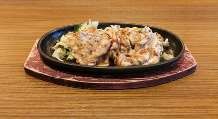 Fried pork steak - japanese style food