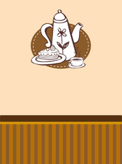 Coffee theme Background.