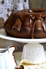 Chocolate banana cake.