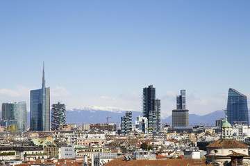 Fototapeta premium Milano, skyline