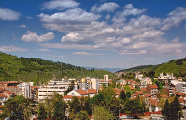 Obraz premium Dupnitsa town center, Bulgaria