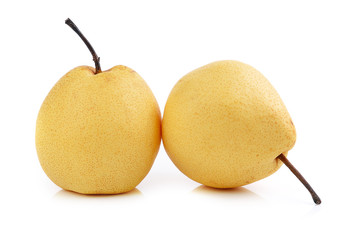 pear on white background