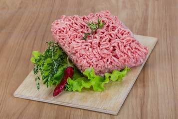 Raw minced meat